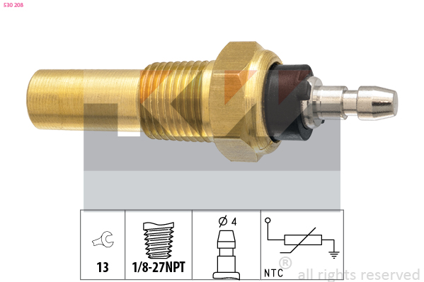Senzor,temperatura lichid de racire 530 208 KW